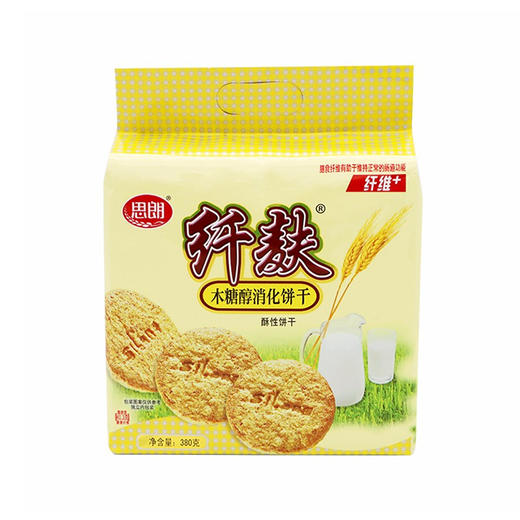 思朗纤麸木糖醇消化饼干 380g 商品图0