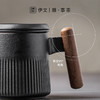 陶瓷过滤泡茶杯茶水分离马克杯办公室带盖大容量日式个人杯子 伊-浮生泡茶杯-黛黑 商品缩略图4