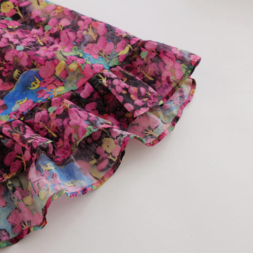 【打折】【中大童】【马克珍妮 芦芙】夏装新 女童棉真丝吊带裙220683 商品图3