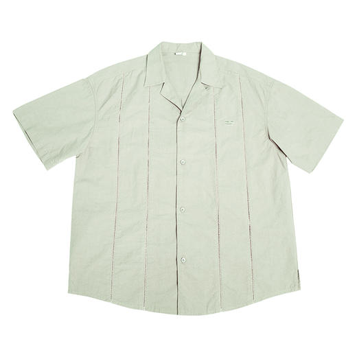 CryingCenter 古巴领棉感短袖衬衫 商品图4