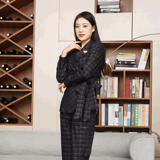 宗洋zongyang女装2022春季新品西装领百搭上衣外套休闲西服BCL1XS7802Y-48 商品图1