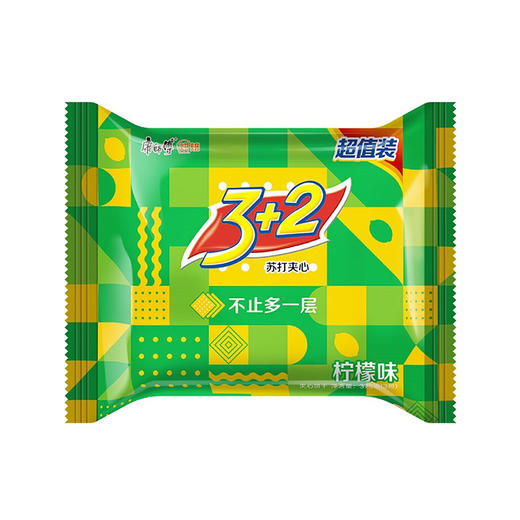 康师傅3+2苏打饼干 清新柠檬味味 375g 商品图0