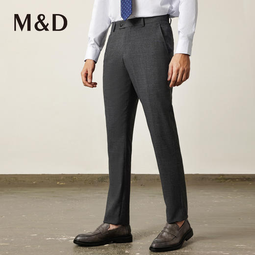 M＆D/名盾早秋新款高端商务休闲西装裤职业正装修身长裤男士 商品图0