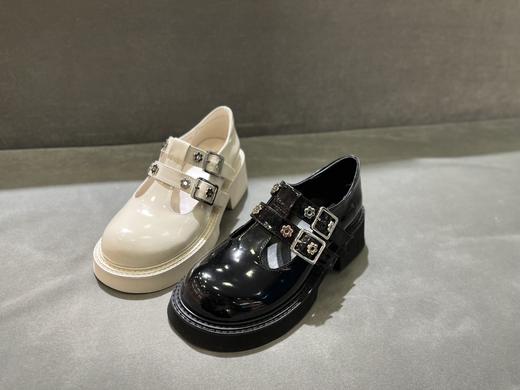 IUIU SECOND 2022春夏新款甜酷玛丽珍鞋帅气厚底单鞋 商品图3