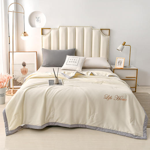 2022新款简约大豆纤维夏凉被空调被夏被薄款可水洗夏凉被 -优选好物W仓 商品图4