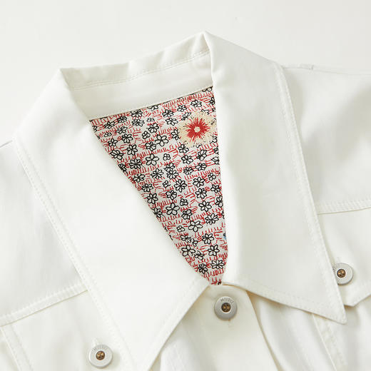 谜底短袖连衣裙2022夏季新款简洁通勤OL莱赛尔棉中长裙222ML0522 商品图3