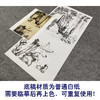陈少梅竖幅工笔山水人物松树高士白描底稿-《观瀑图》-多种白描尺寸可选-CR42 商品缩略图3