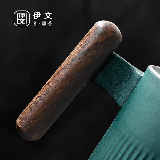 陶瓷过滤茶杯泡茶马杯带盖办公室水杯简约喝茶杯子茶水分离 浮生泡茶杯（黧黑）+恒温垫 商品图7