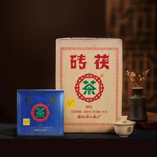 黑茶丨中茶 2022年 中茶记忆1958 580g 商品图0