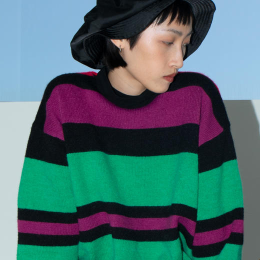 CryingCenter条纹系列走秀款毛衣 商品图0