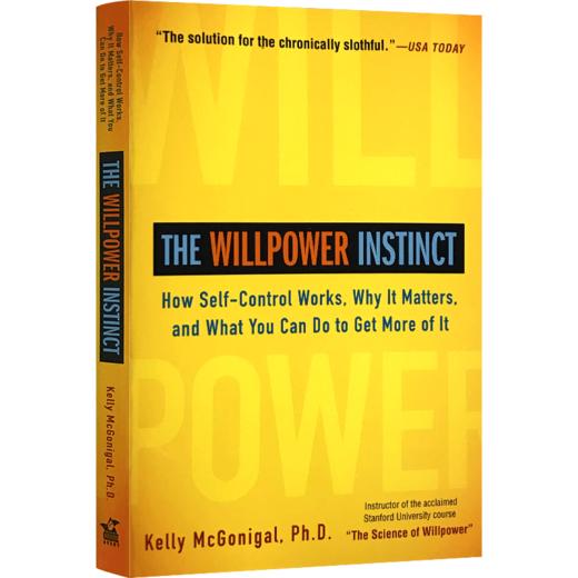 英文原版 自控力 The Willpower Instinct How Self-Control Works 生活自助 斯坦福大学受欢迎的心理学课程 正版进口英语书籍 商品图1