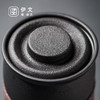 陶瓷西沙马克杯带盖办公室喝水杯陶瓷过滤泡茶杯茶水分离杯子 西沙黑A2a（英调） 商品缩略图7