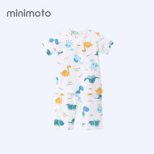 小米米童衣儿童短袖套装婴儿七分裤子+宝宝可爱动物上衣衣服T恤外穿MIM-YX01 商品图4