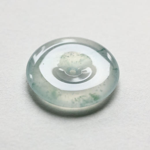 玻璃种雪花棉翡翠平安扣 商品图6