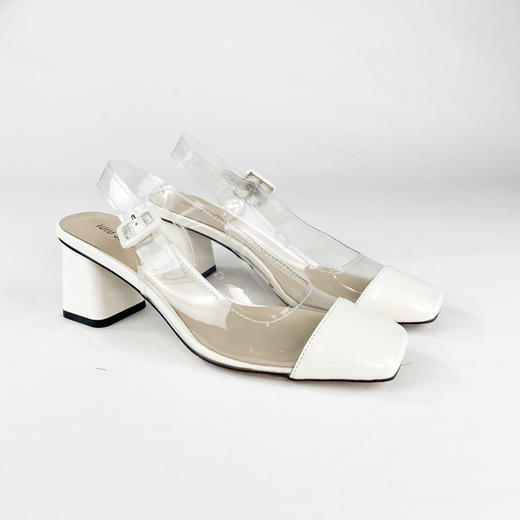 IUIU SECOND夏季时尚简约方头粗跟凉鞋 商品图1