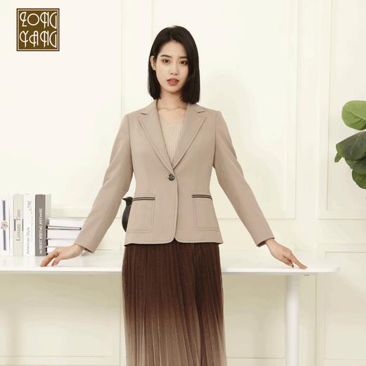 宗洋zongyang女装2022春季新品上衣常规休闲长袖外套小西装BCL4XS7841-75 商品图0