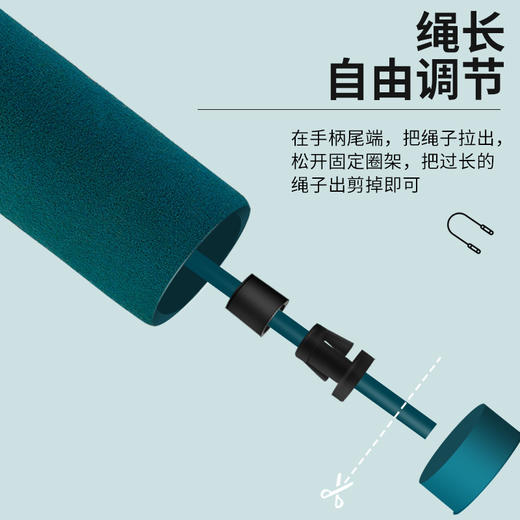 【运动户外】轴承钢丝跳绳 女生健身减肥运动专业绳成人儿童学生中考比赛 竞速 商品图2