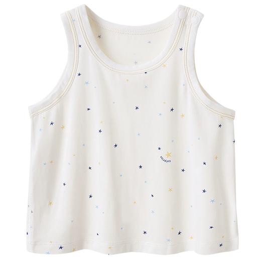 英氏儿童夏季薄款竹纤维套头圆领衫宝宝印花无袖背心YLPAJ22005A 商品图5