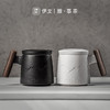 茶杯陶瓷杯办公杯会议杯带盖茶水分离杯茶道杯高端 山海行黑檀泡茶杯-黑D1C（言调） 商品缩略图6