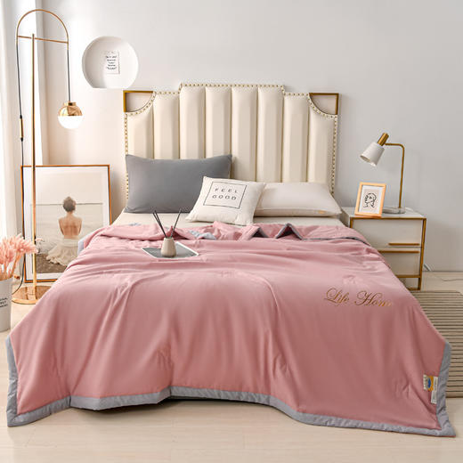 2022新款简约大豆纤维夏凉被空调被夏被薄款可水洗夏凉被 -优选好物W仓 商品图0