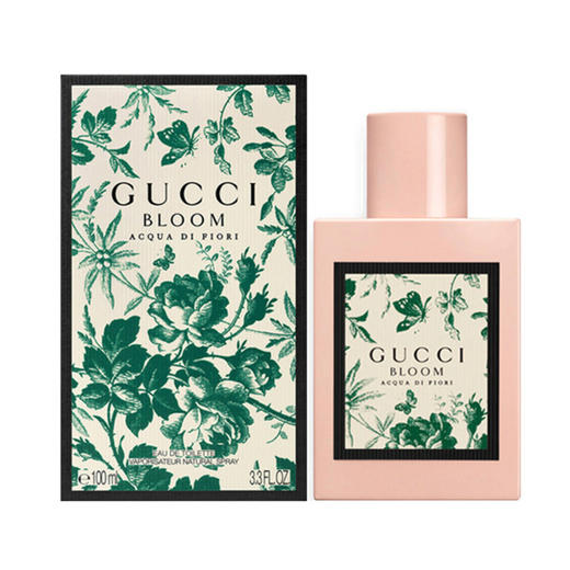 【中欧班列精选】1LPY Gucci古驰花悦绽放繁花之水黑色女士香水30 50 100ML包邮茉莉花香 商品图4