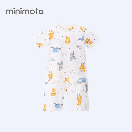 小米米童衣儿童短袖套装婴儿七分裤子+宝宝可爱动物上衣衣服T恤外穿MIM-YX01 商品图3