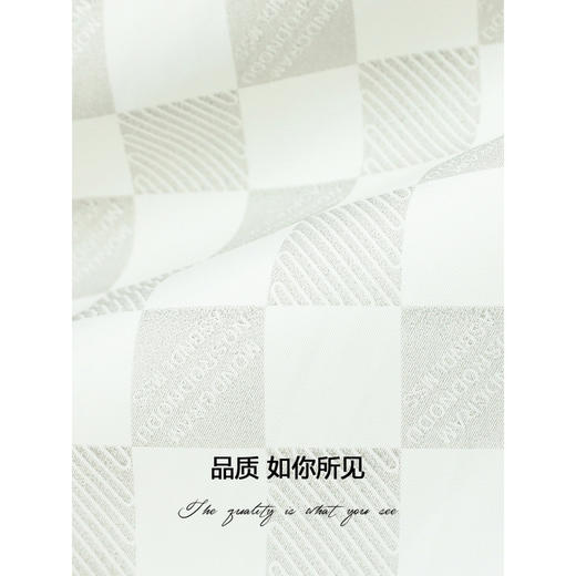 【限时秒杀】COCOBELLA棋盘格印花短袖外套女中长款宽松休闲连帽上衣SC53 商品图4