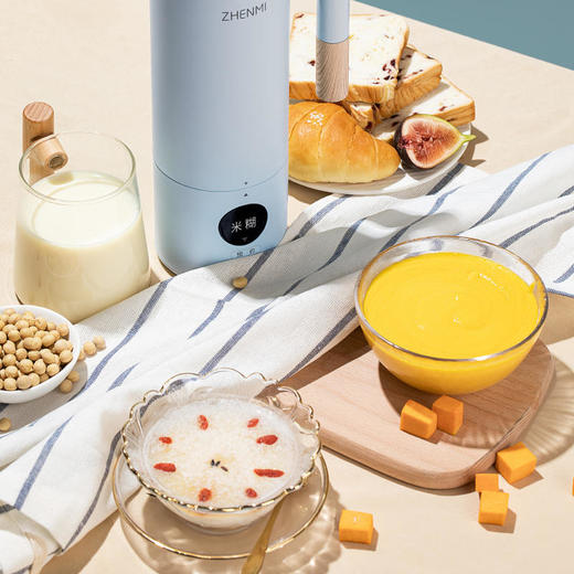 【第四代破壁机】能磨粉绞肉的臻米P1Pro多功能全自动破壁机免过滤免煮智能识别OLD显示专利降噪更静音 商品图3