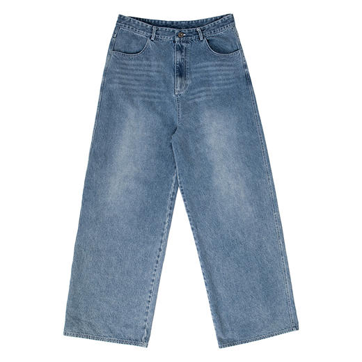 CryingCenter 巨大拉垮廓形牛仔裤宽松微阔腿老爹裤 商品图4