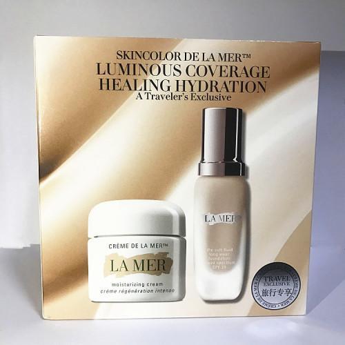 La Mer/海蓝之谜  面部两件套旅行装  传奇面霜60ml+鎏光焕变粉底液01#30ml 商品图4