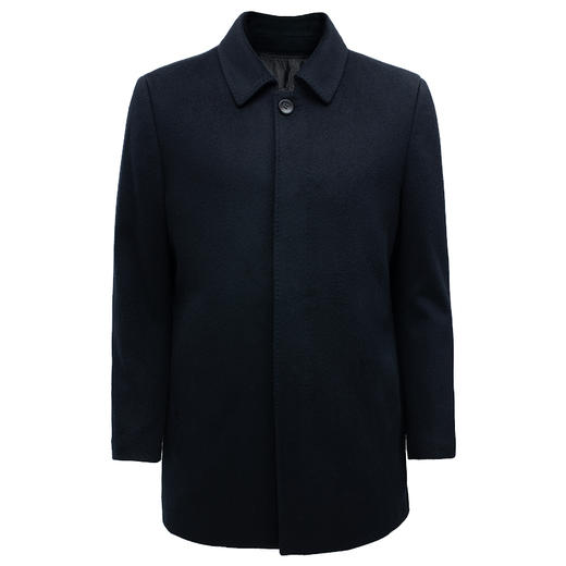 M＆D/名盾商务翻领羊绒羊毛桑蚕丝90白鹅绒大衣羽绒服21秋冬新款 商品图4