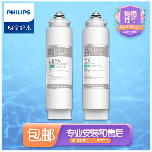 双11秒杀 飞利浦WP4181/WP4232第一、第二节滤芯WP3978(CBPA)+WP3979（CB）两支 商品图1