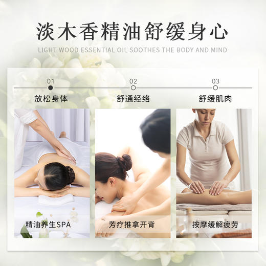 淡木香泰国皇室按摩精油全身通经络刮痧开背基础油 商品图3