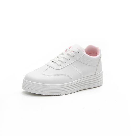 2022春季新款小白鞋女韩版学生跑步板鞋女ins增高休闲鞋透气J02休闲鞋 商品图6