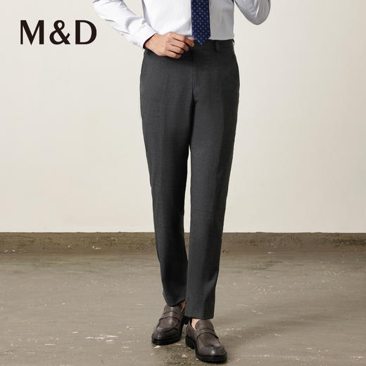 M＆D/名盾早秋新款高端商务休闲西装裤职业正装修身长裤男士 商品图1