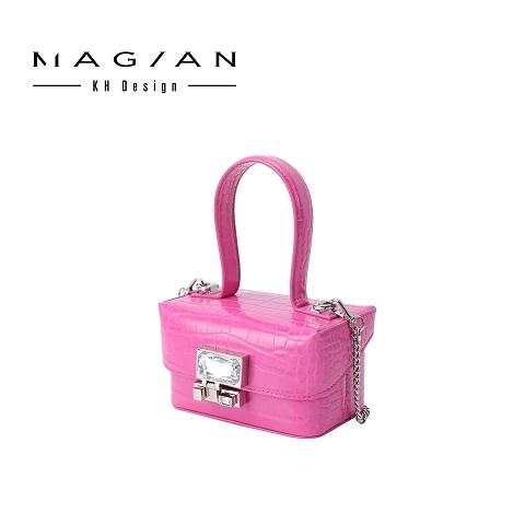 【直发】KH Design MAGIAN明治包包ins小众高级感鳄鱼纹斜挎包嘀嗒包中号 商品图1