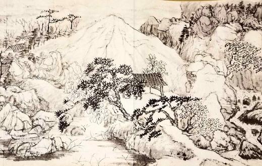 中国历代百部绘画:《江山胜揽图》，石涛绘，布面盒装，册页装，约16开，江西美术出版社2012年版，北京雅昌精印，定价980，售价166元。 商品图7