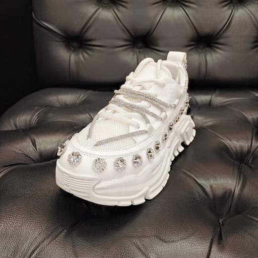 LFGJ 5243 春款水钻链条相接时尚老爹鞋 商品图0