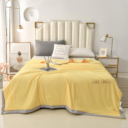 2022新款简约大豆纤维夏凉被空调被夏被薄款可水洗夏凉被 -优选好物W仓 商品图2