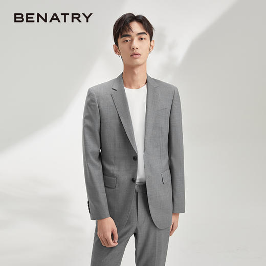 贝纳川西服西装男男士韩版修身商务正装休闲外套ECY325001138 商品图0