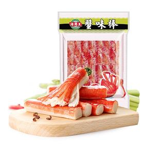 海霸王 蟹味棒 500g 蟹味蟹柳 火锅丸子 火锅食材 烧烤食材 关东煮食材