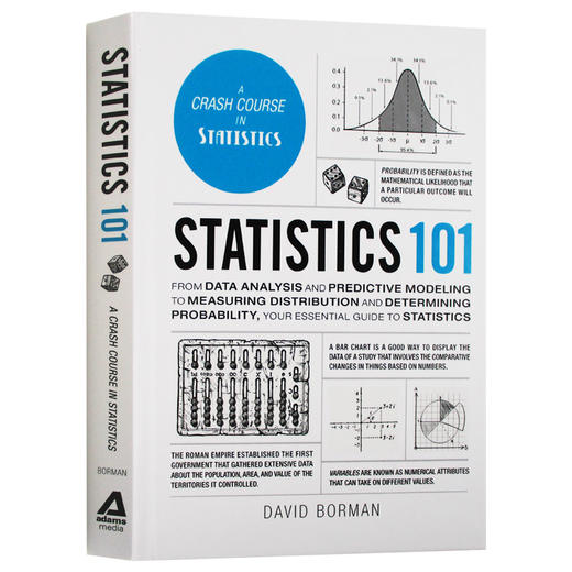 101系列 统计学 英文原版 Statistics 101 全英文版 进口英语书籍 商品图1