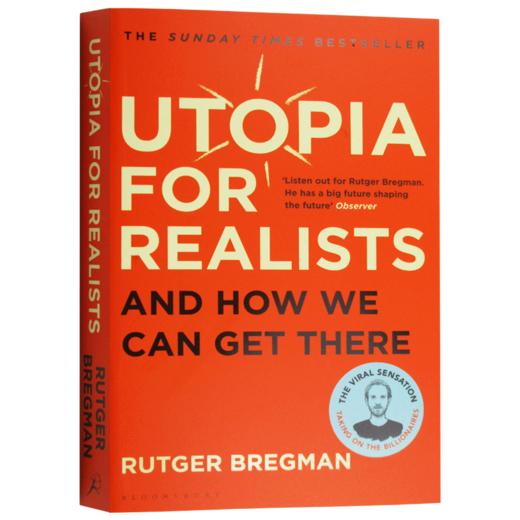 现实主义者的乌托邦 英文原版 Utopia for Realists 社会科学 英文版原版书籍 进口英语书 Rutger Bregman 商品图1