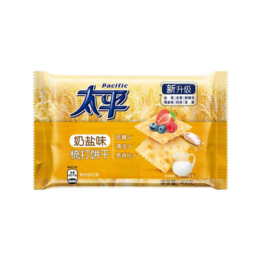 卡夫太平梳打饼干 奶盐味 400g 商品图0