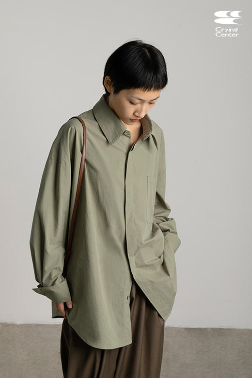 CryingCenter relax基本廓形衬衫 商品图4