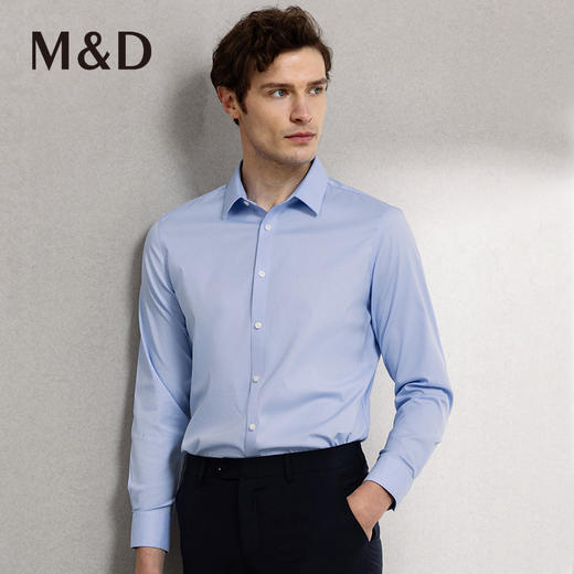 MD名盾商务衬衫春季季新款男休闲正装易打理DP免烫衬衣男 商品图2