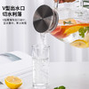 玻璃杯家用冷水壶带把耐热大容量凉水壶玻璃杯子花茶果汁壶热饮茶具耐高温泡茶壶套装 嘟嘟壶1600ml单只装+四杯215ml 商品缩略图5