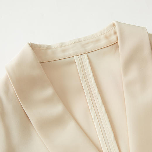 谜底2022夏季新款高级感字母刺绣小众设计西服外套女222GW0618 商品图3