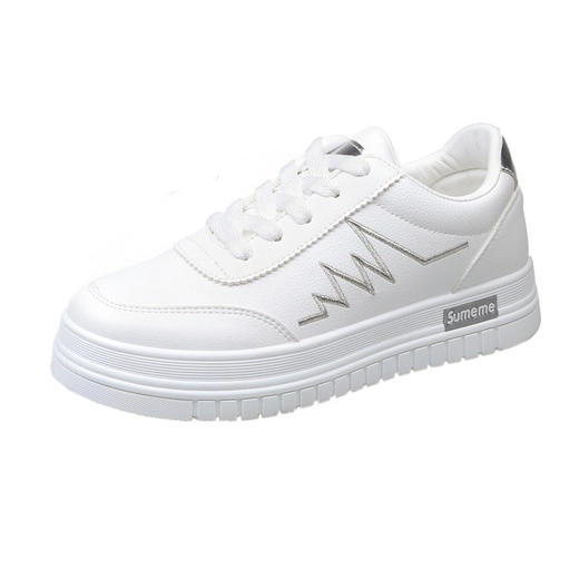 2022春夏新款韩版小白鞋女学生休闲板鞋女ins透气厚底女鞋M601板鞋 商品图7