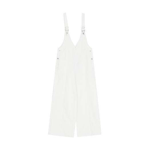 谜底牛仔背心带女2022夏季新款V领九分显瘦宽松阔腿裤222MK0556 商品图4